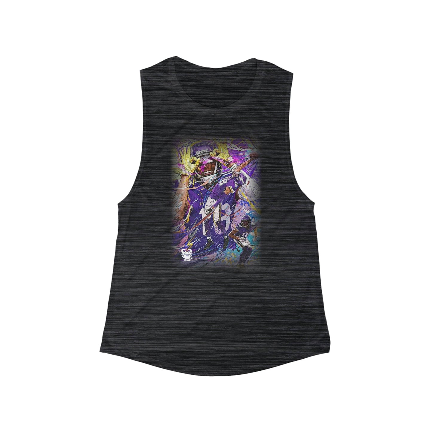 Women's Flowy Scoop Muscle Tank - Griddy Dance