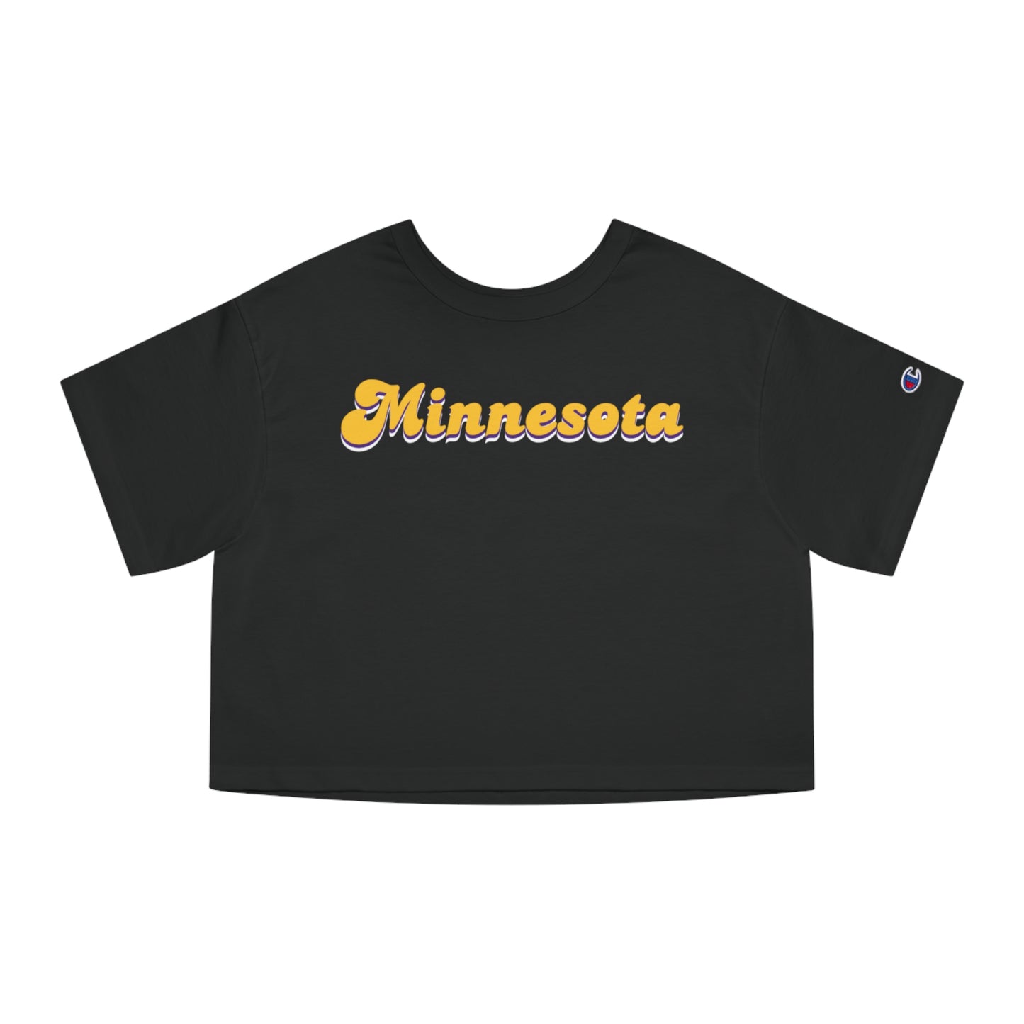 Women's Champion Heritage Cropped Top - Minnesota (Retro)