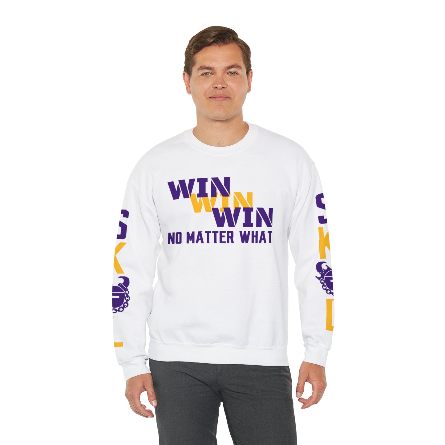 Unisex Heavy Blend™ Crewneck - No Matter What + The Original (Sleeves)