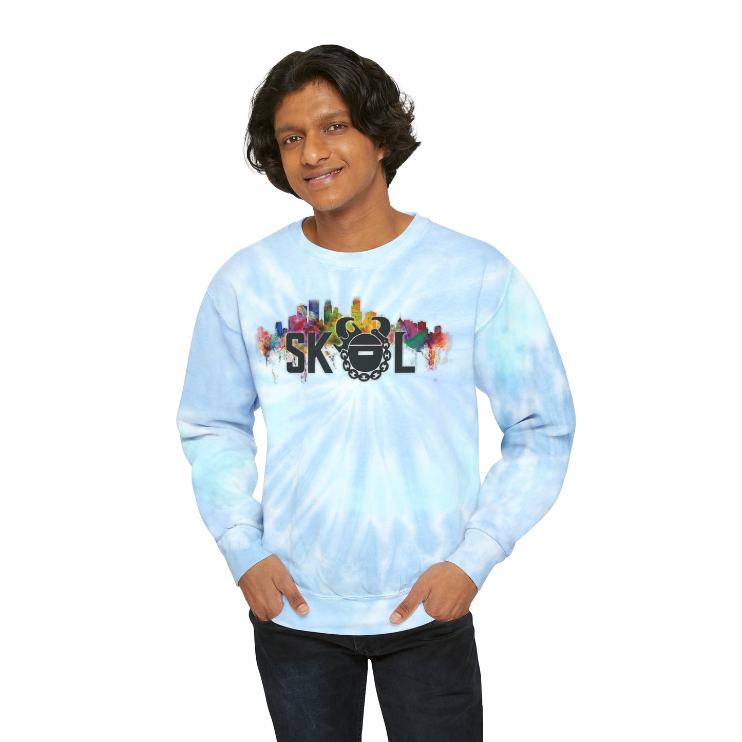 Tie-Dye Crewneck - Skyline