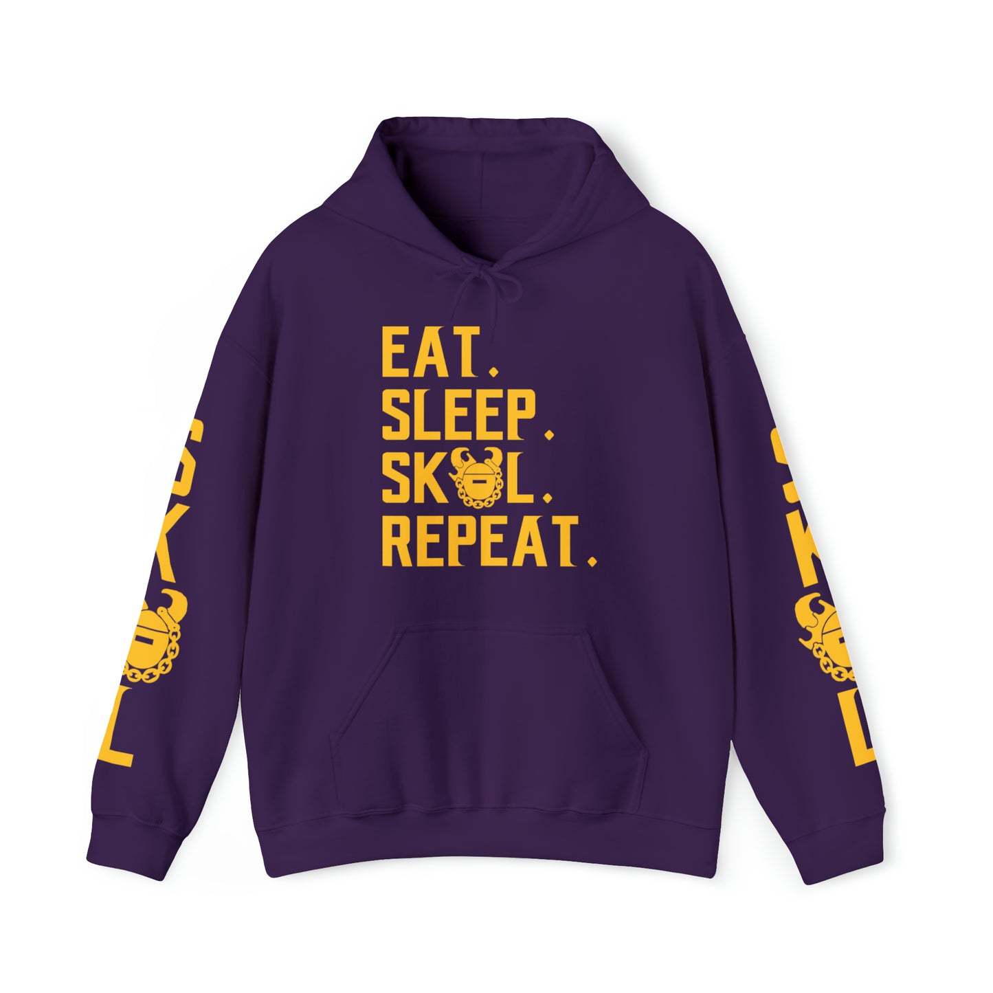 Unisex Heavy Blend™ Hooded Sweatshirt - Eat. Sleep. Repeat. + The Original (Sleeves)