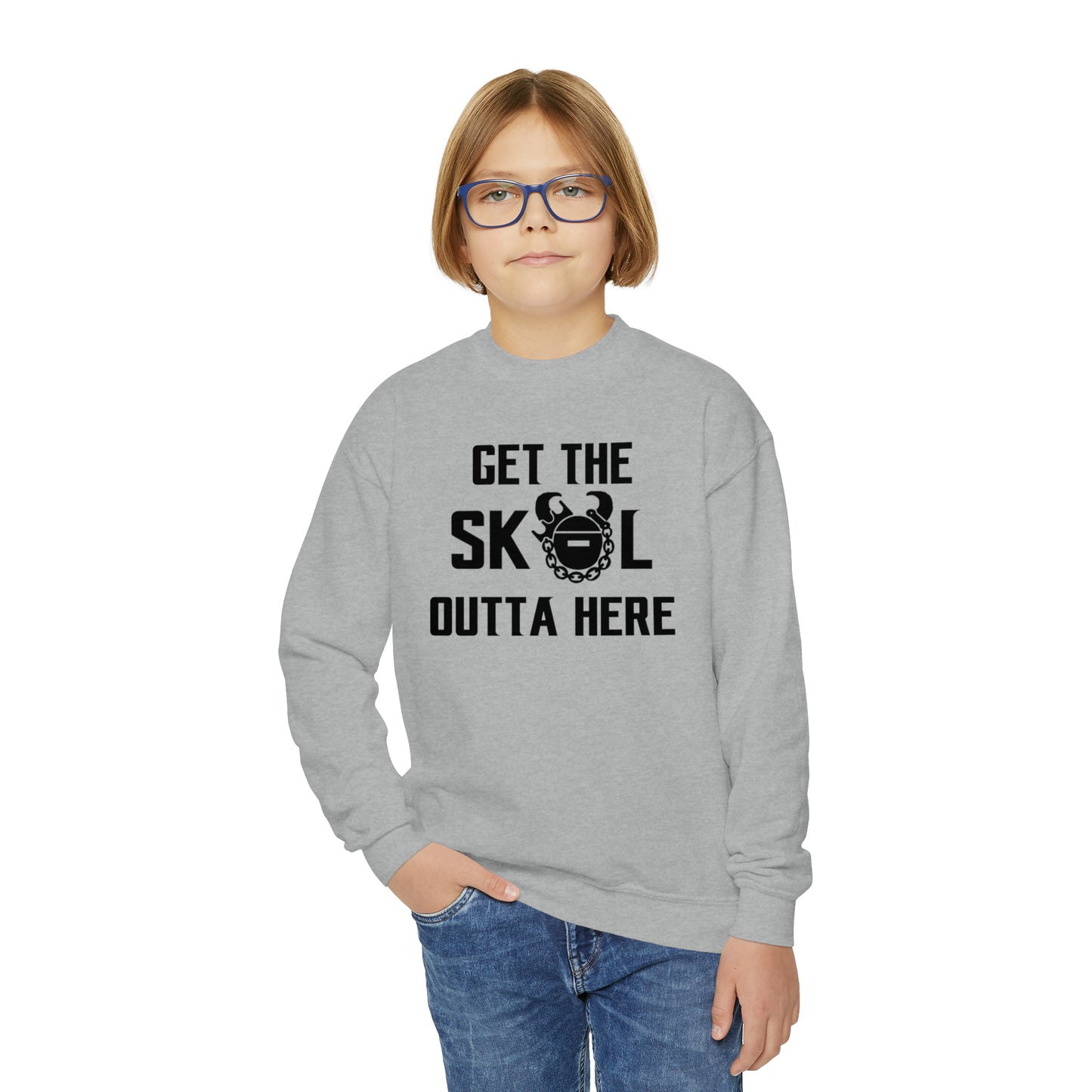 Youth Crewneck - Get OUTTA Here