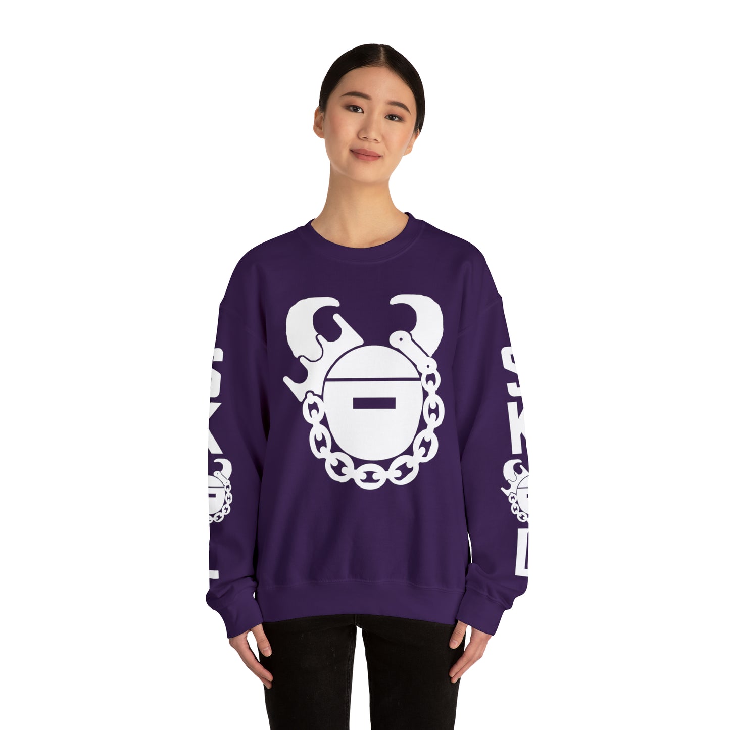 Unisex Heavy Blend™ Crewneck - Game Day Helmet + The Original (Sleeves)