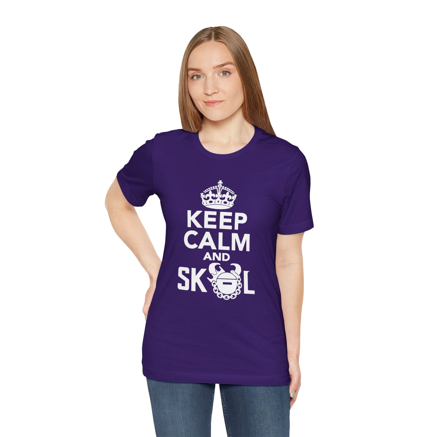 Unisex Jersey Short Sleeve Tee - Keep Calm