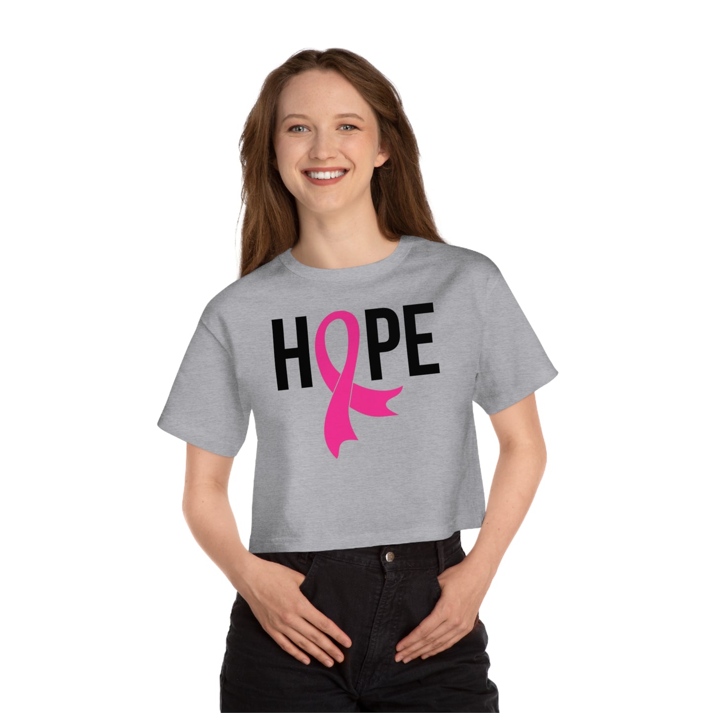Women's Champion Heritage Cropped Top - Hope