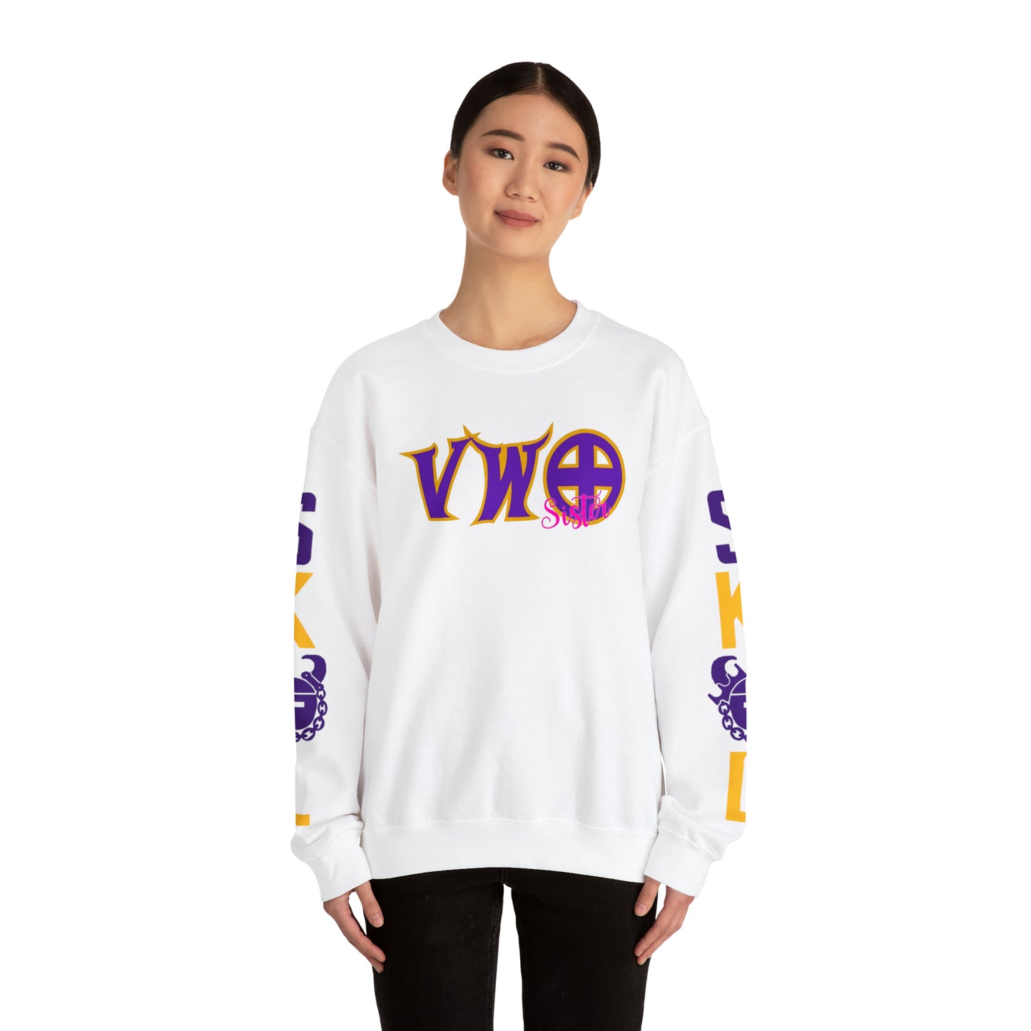 Unisex Heavy Blend™ Crewneck - VWO Sister + The Original (Sleeves)