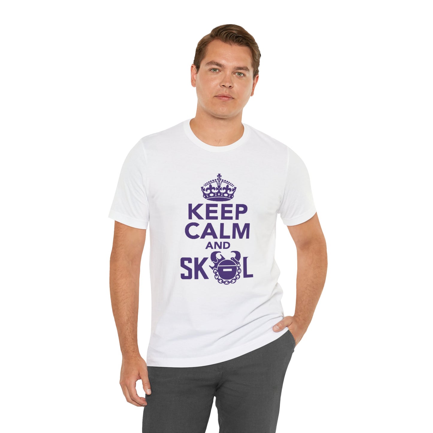 Unisex Jersey Short Sleeve Tee - Keep Calm
