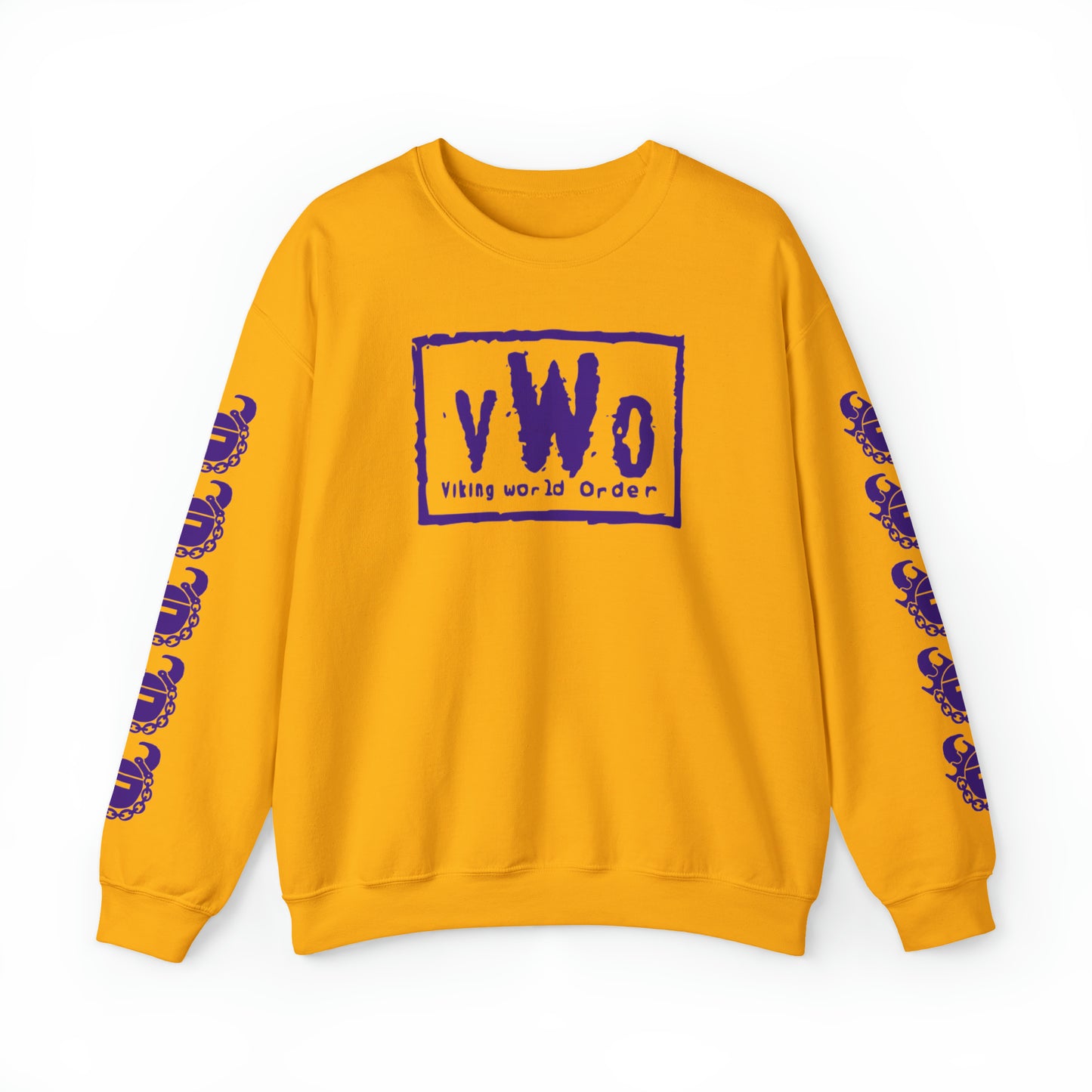 Unisex Heavy Blend™ Crewneck - VWO (Framed) + Game Day Helmet (Sleeves)