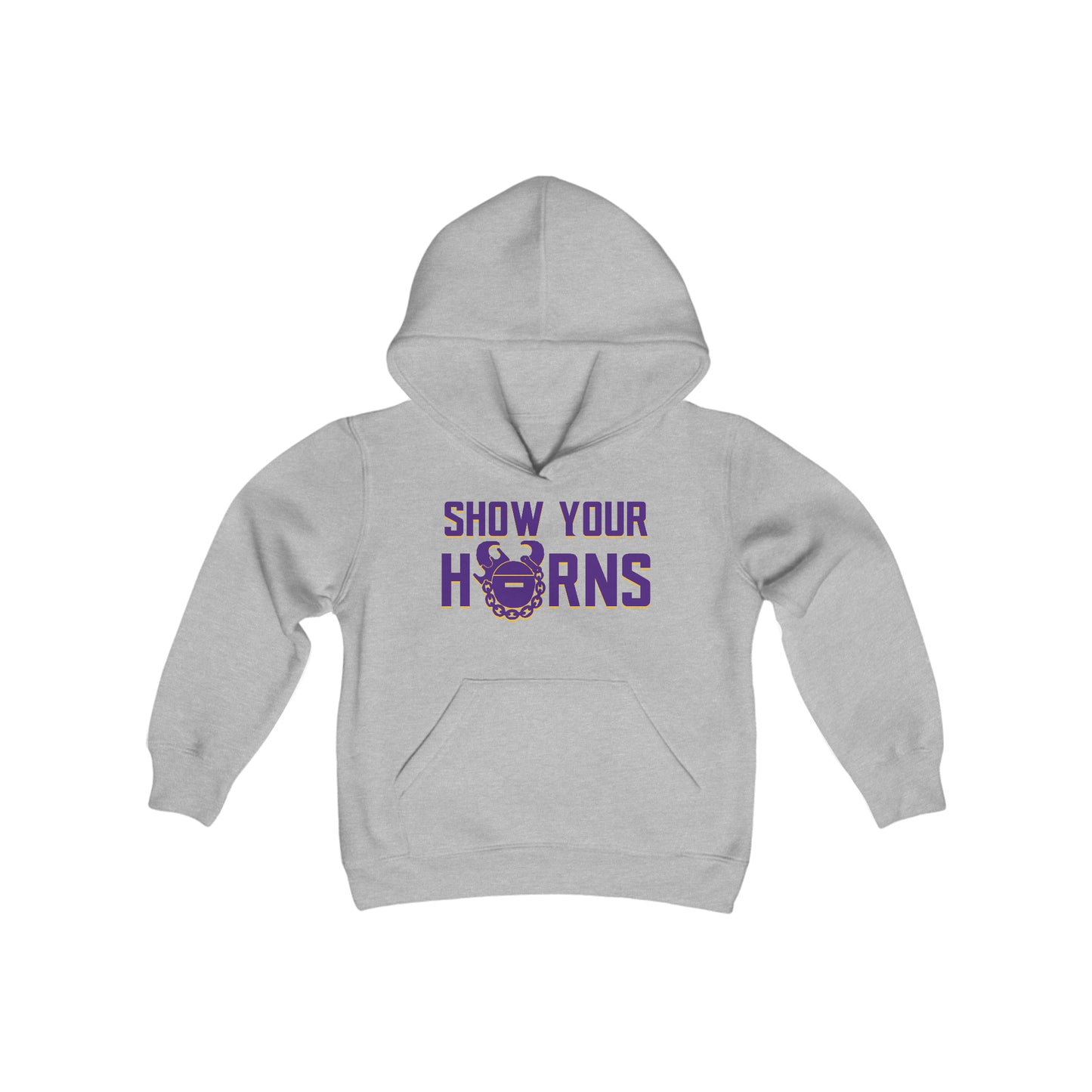 Youth Heavy Blend Hoodie - Show Your Horns