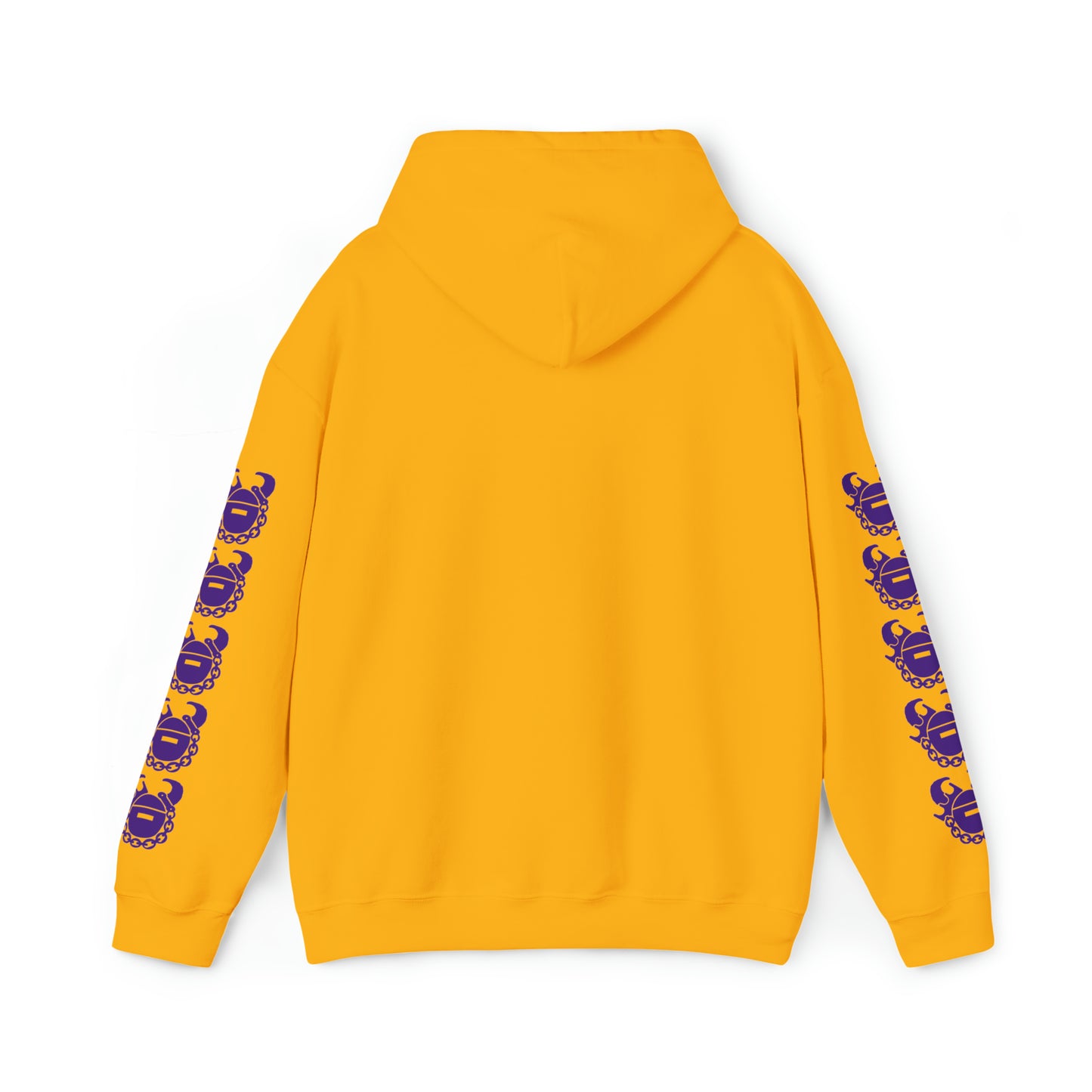 Unisex Heavy Blend™ Hooded Sweatshirt - VWO Brothers & Sisters + Game Day Helmet (Sleeves)