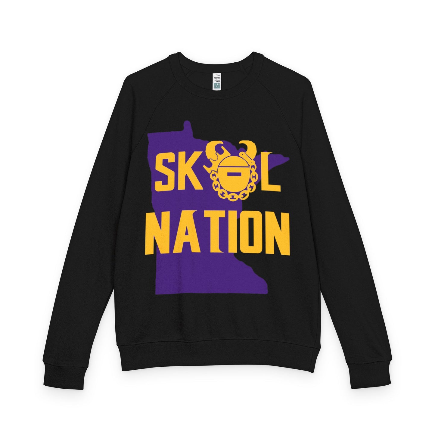 Unisex French Terry Raglan Crewneck - MN Nation