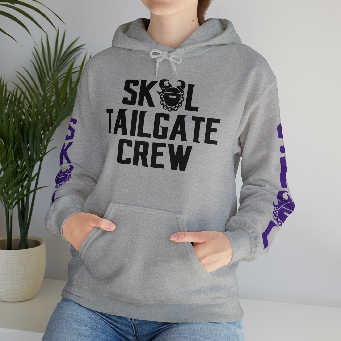 Unisex Heavy Blend™ Hooded Sweatshirt - Tailgate Crew + Original (Sleeves)