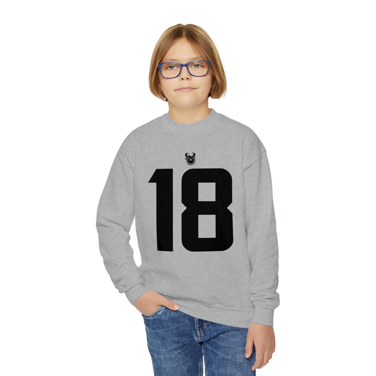Youth Crewneck - Jersey #18