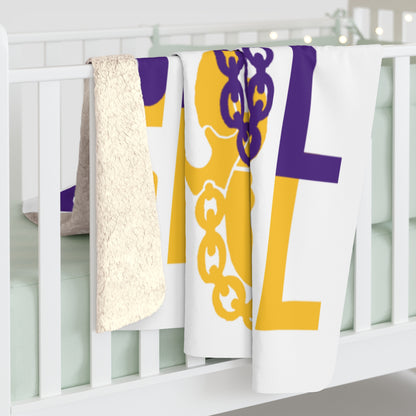 Sherpa Fleece Blanket - White - 4x