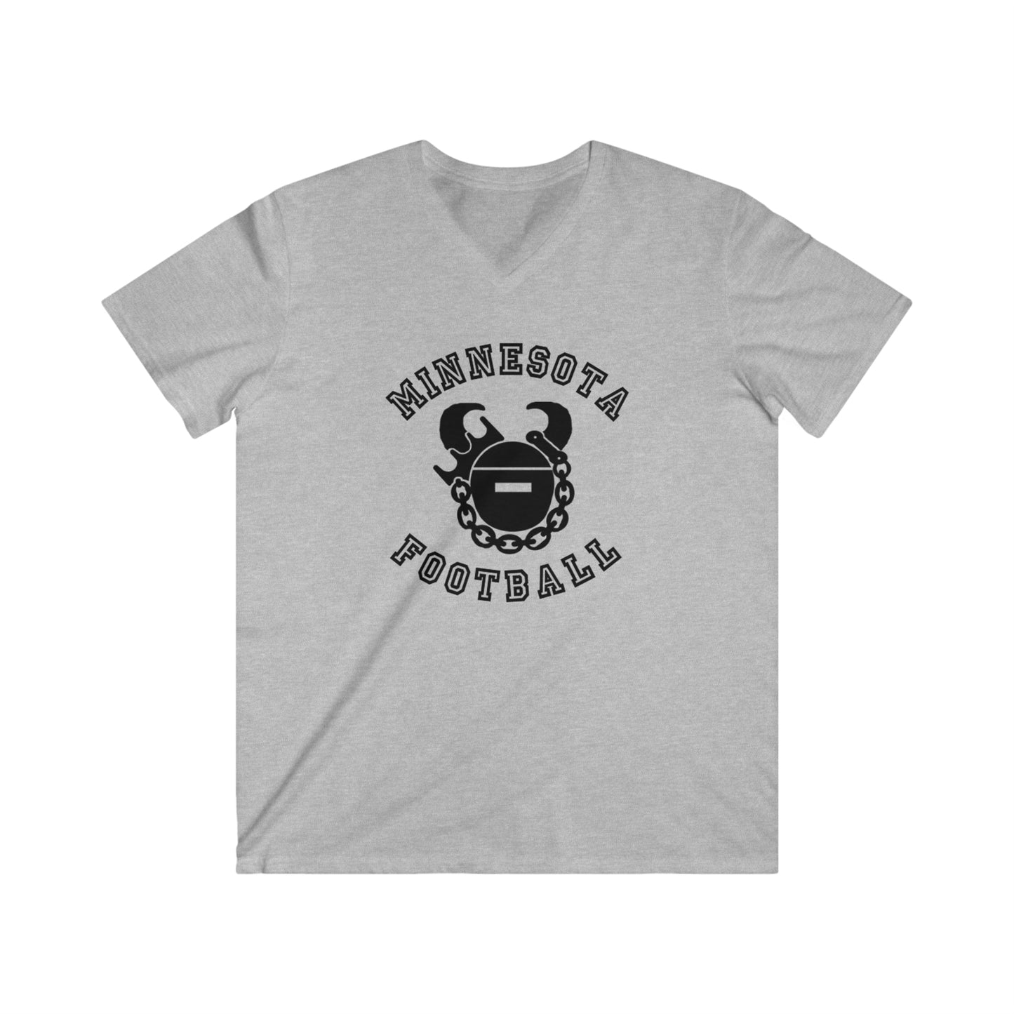 Men's Fitted V-Neck Short Sleeve - Minnesota Football