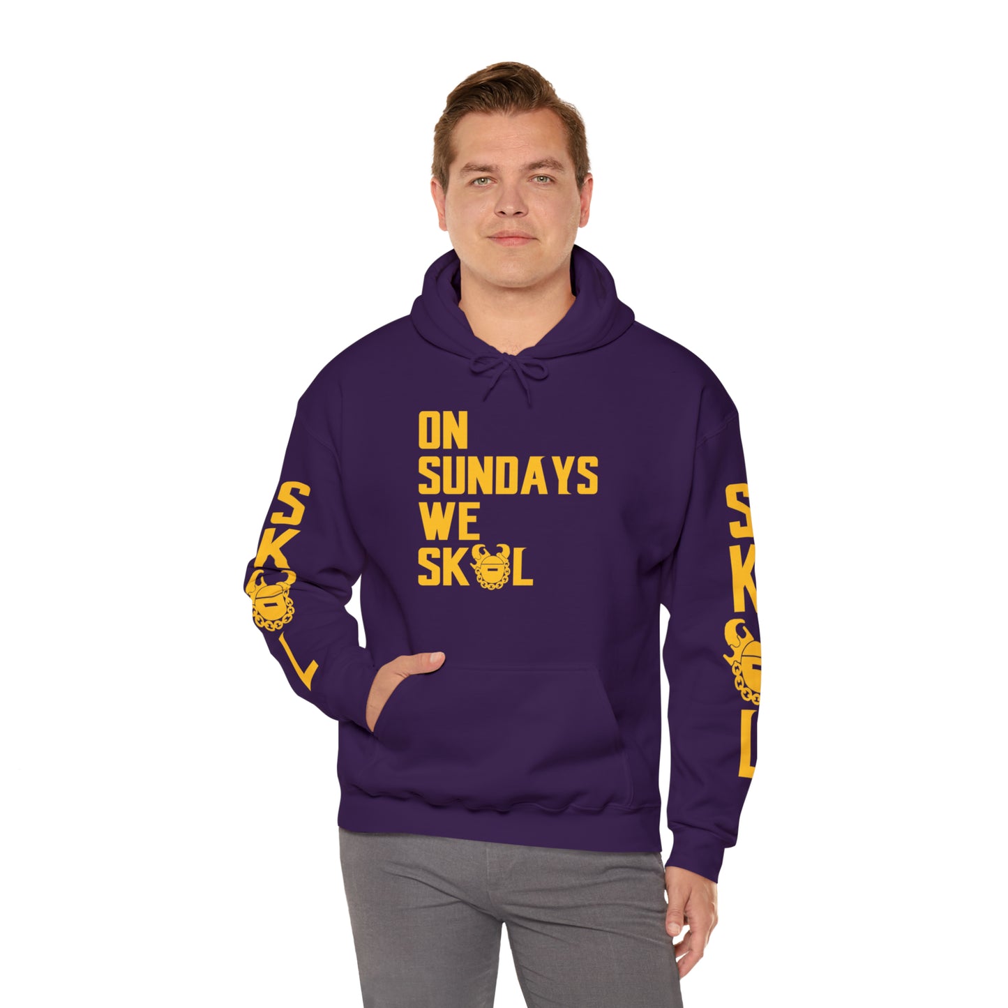 Unisex Heavy Blend™ Hooded Sweatshirt - On Sundays + The Original (Sleeves)