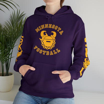 Unisex Heavy Blend™ Hooded Sweatshirt - Minnesota Football + Original (Sleeves)