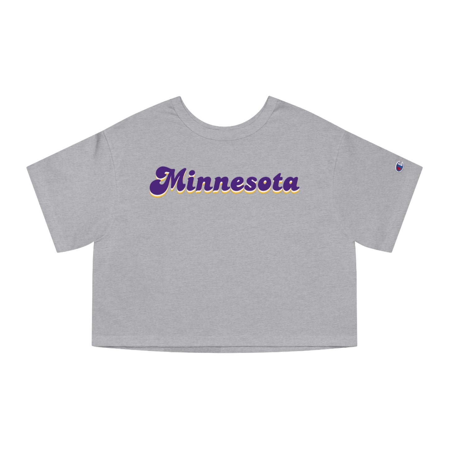 Women's Champion Heritage Cropped Top - Minnesota (Retro)