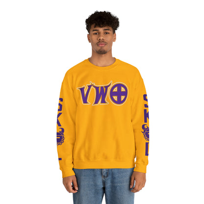 Unisex Heavy Blend™ Crewneck - V-W-O + The Original (Sleeves)