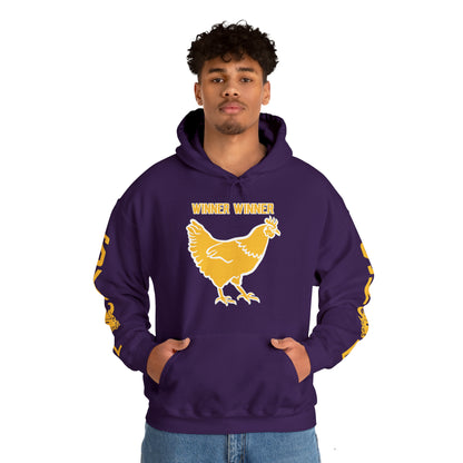 Unisex Heavy Blend™ Hooded Sweatshirt - Winner Winner Chicken Dinner + Original (Sleeves)