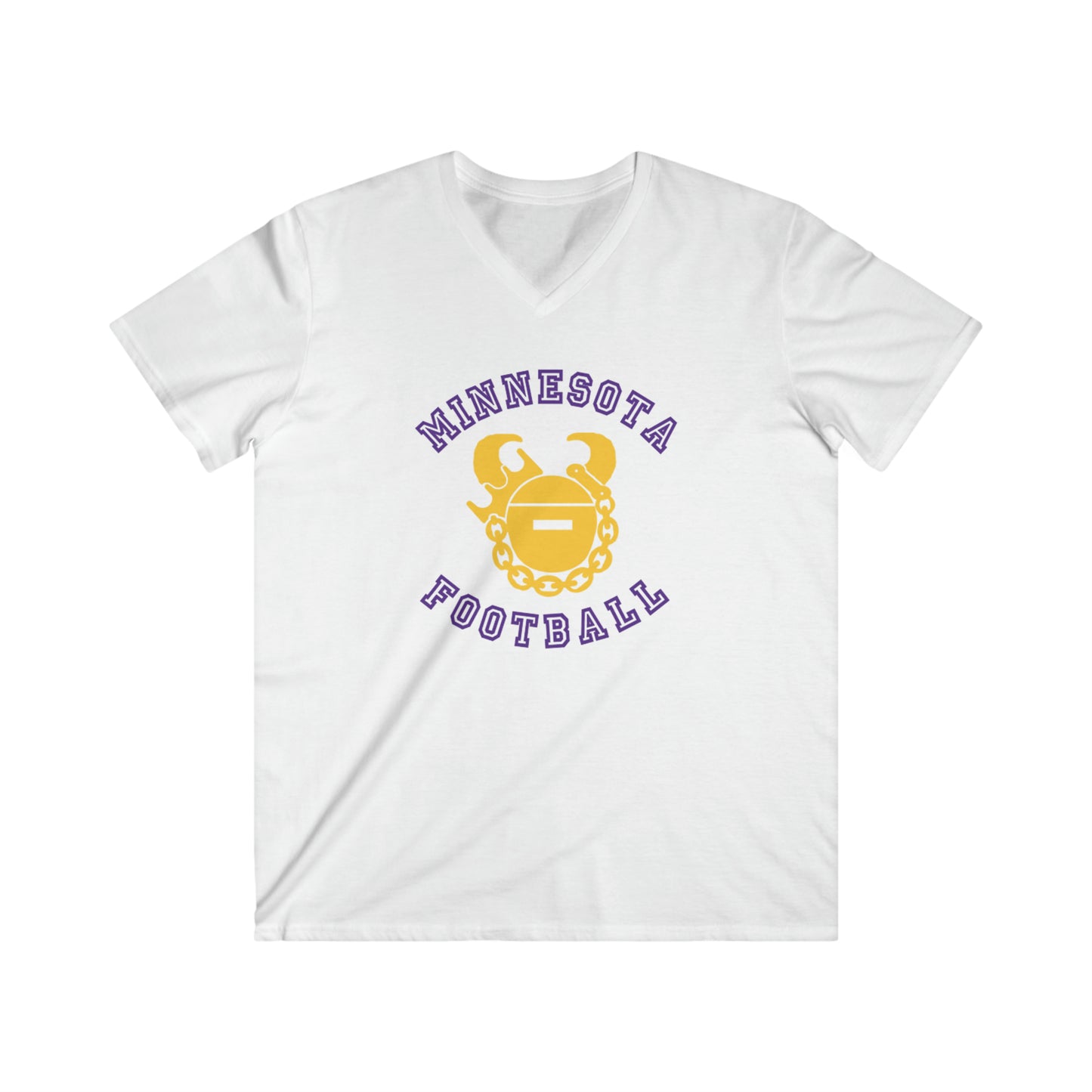 Men's Fitted V-Neck Short Sleeve - Minnesota Football