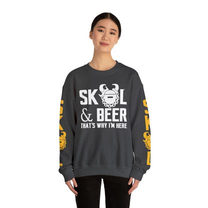 Unisex Heavy Blend™ Crewneck - & BEER + The Original (Sleeves)