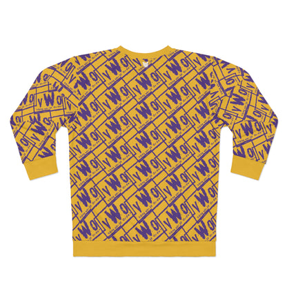 Unisex Crewneck - Gold/Purple - VWO (Framed)