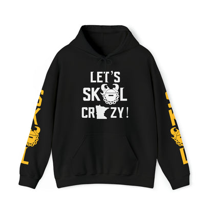Unisex Heavy Blend™ Hooded Sweatshirt - Let's go Crazy! + Original (Sleeves)