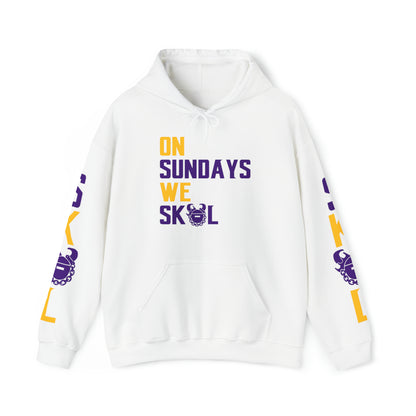 Unisex Heavy Blend™ Hooded Sweatshirt - On Sundays + The Original (Sleeves)