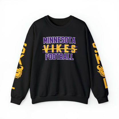 Unisex Heavy Blend™ Crewneck - Vikes Football + The Original (Sleeves)