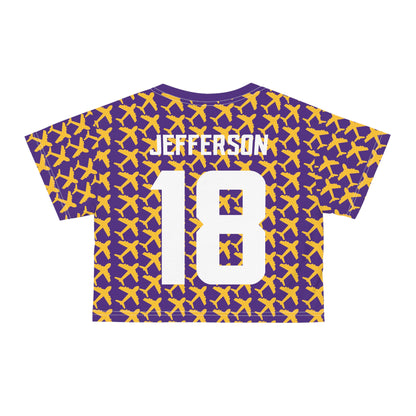 Crop Tee - Jet Planes - Jersey #18