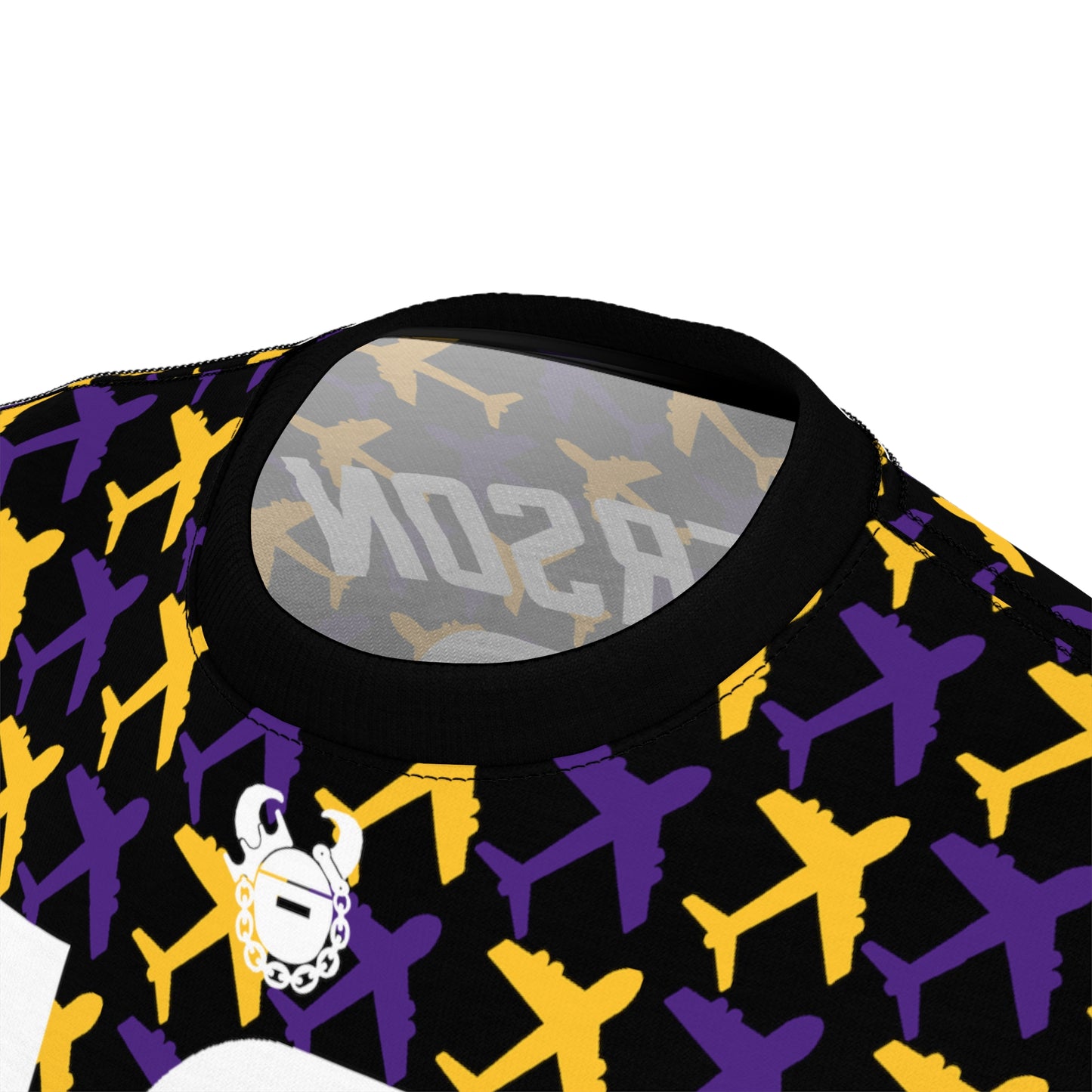 Unisex Cut & Sew Tee - Jet Planes - Jersey #18