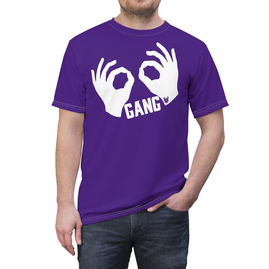 Unisex Cut & Sew Tee - Purple - Griddy Gang
