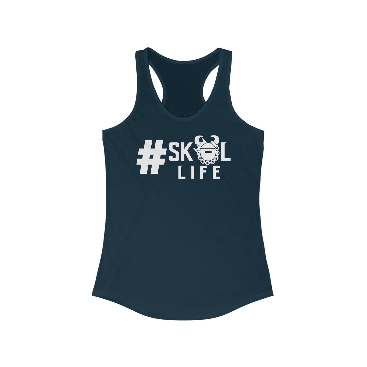 Ladies Ideal Racerback Tank - #Life