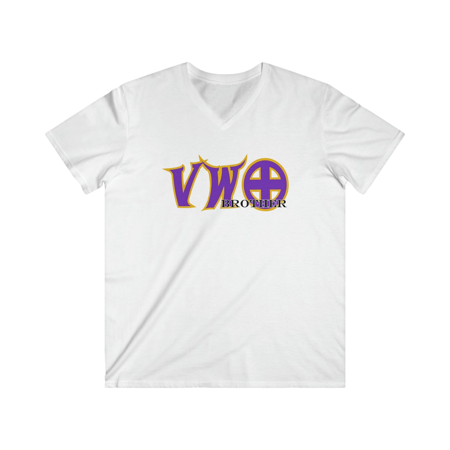 Men's Fitted V-Neck Short Sleeve - VWO Brother
