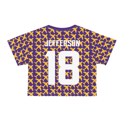 Crop Tee - Jet Planes - Jersey #18