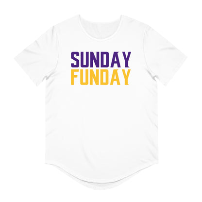 Men's Curved Hem Tee - SUNDAY FUNDAY