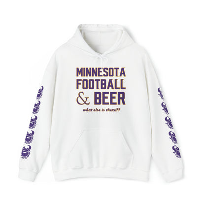 Unisex Heavy Blend™ Hooded Sweatshirt - What else is there?? + Game Day Helmet (Sleeves)