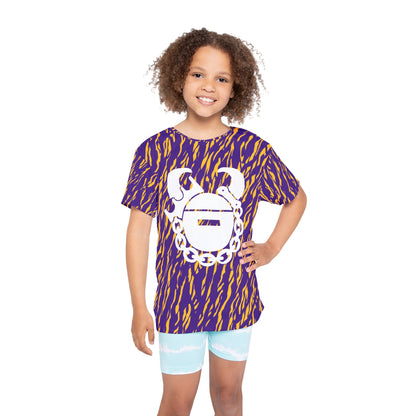 Kids Sports Jersey (Zebra Print) - Game Day Helmet