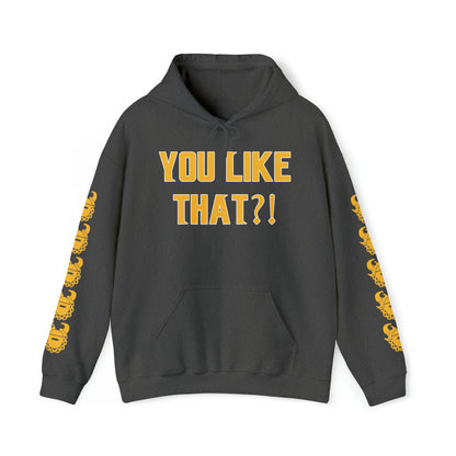Unisex Heavy Blend™ Hooded Sweatshirt - YOU LIKE THAT?! + Game Day Helmet (Sleeves)