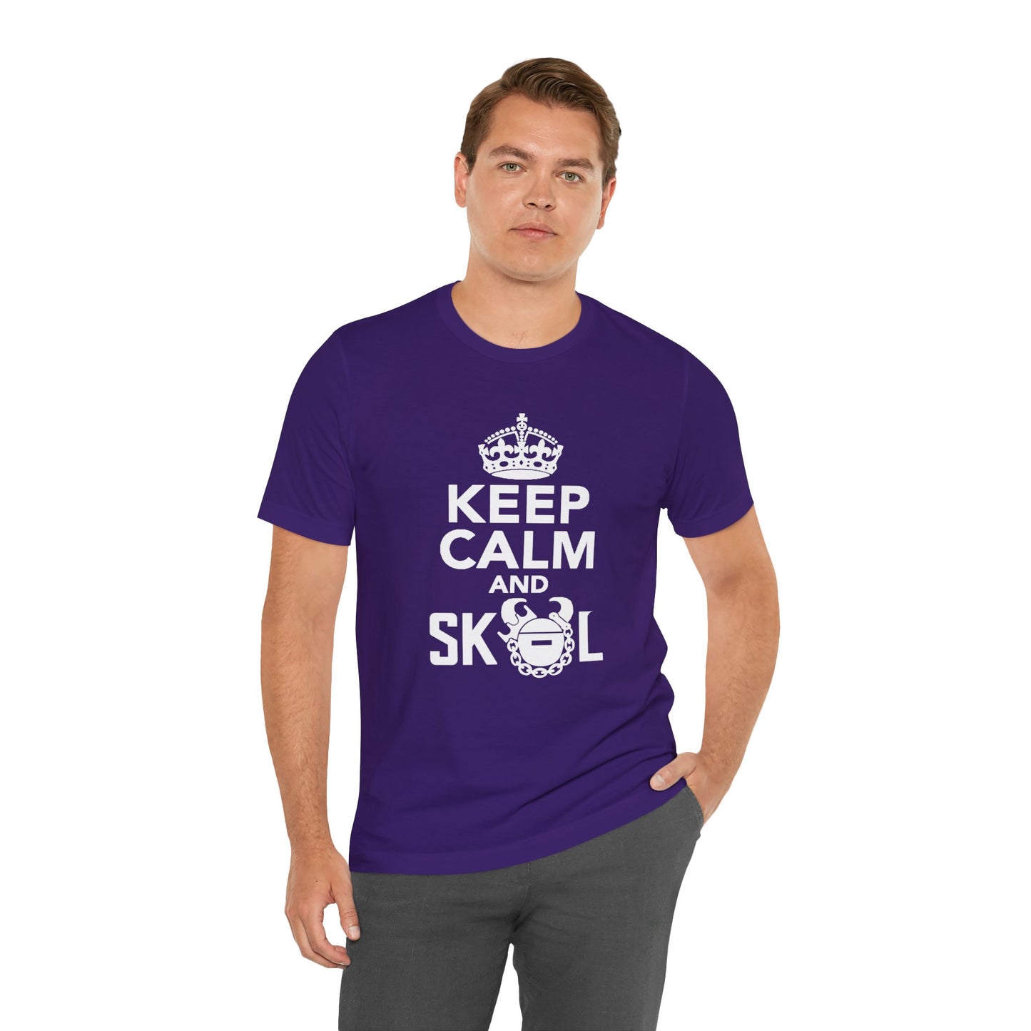 Unisex Jersey Short Sleeve Tee - Keep Calm