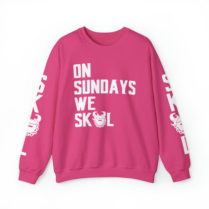 Unisex Heavy Blend™ Crewneck - On Sundays + The Original (Sleeves)