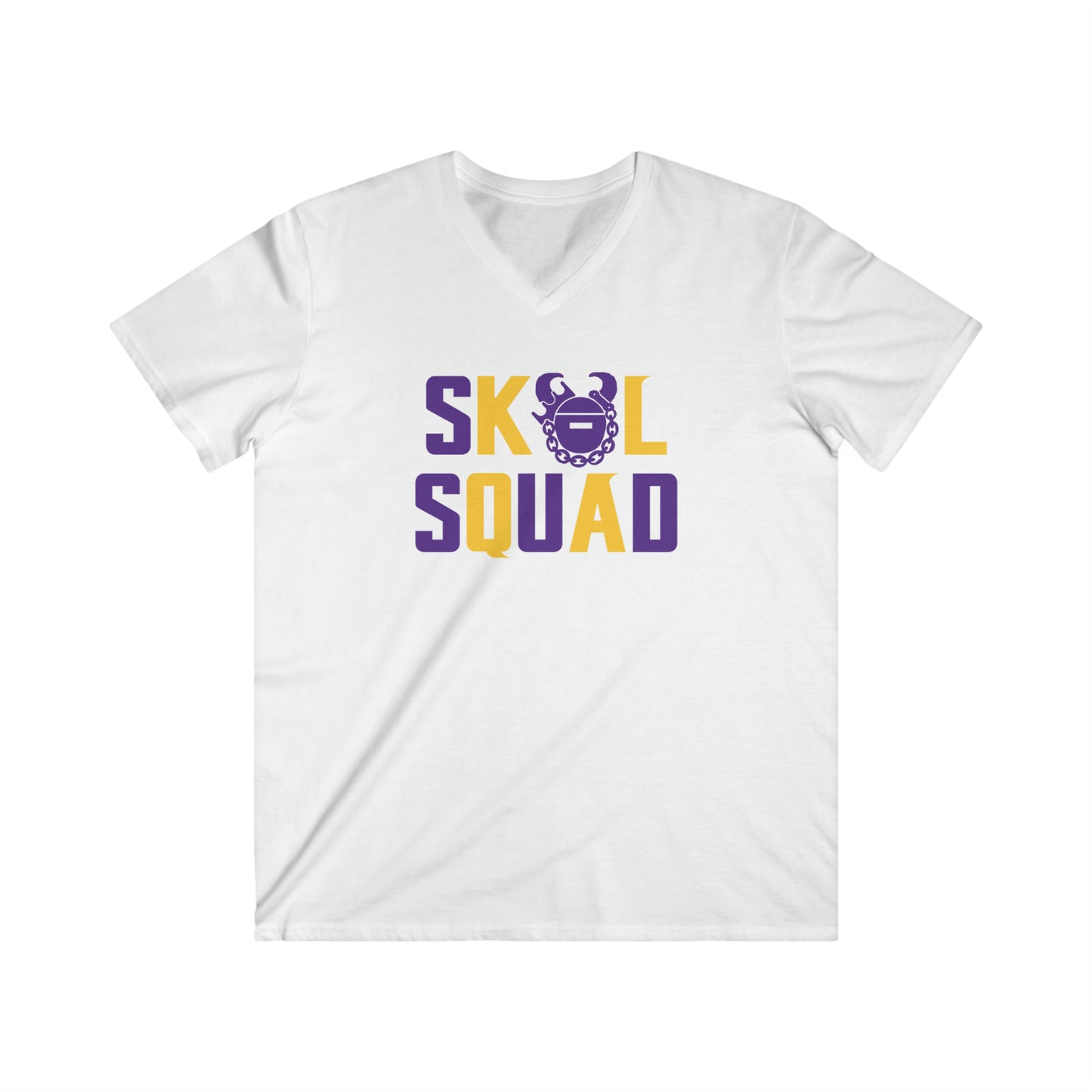 Men's Fitted V-Neck Short Sleeve - SQUAD