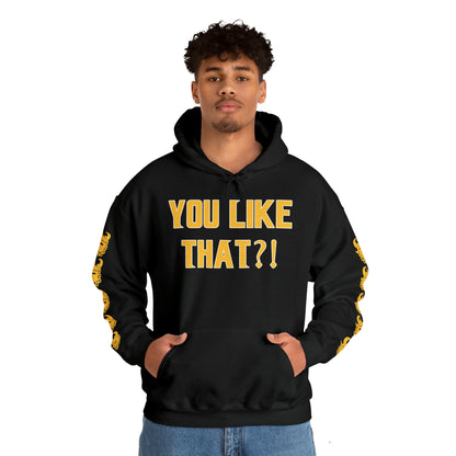 Unisex Heavy Blend™ Hooded Sweatshirt - YOU LIKE THAT?! + Game Day Helmet (Sleeves)