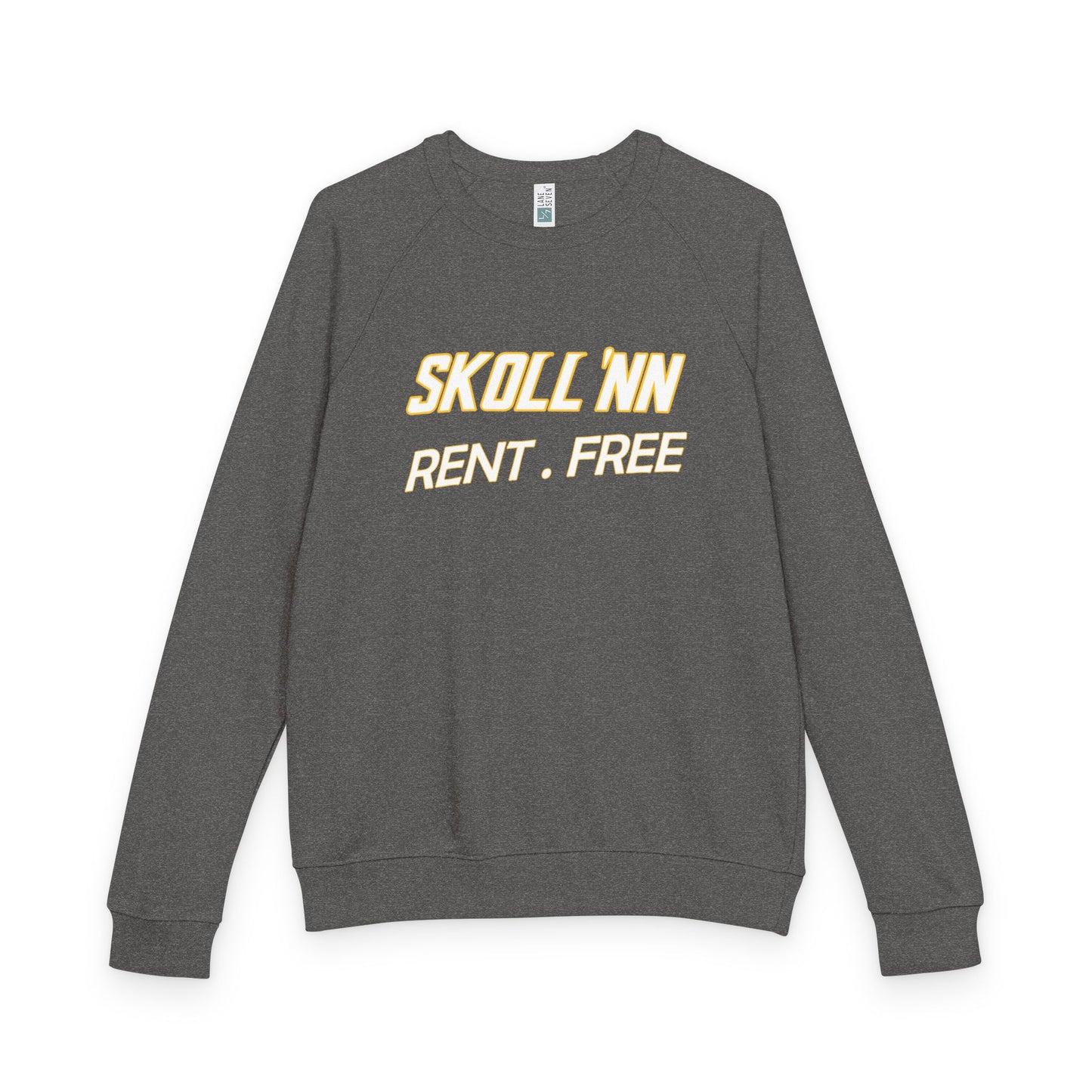 Unisex French Terry Raglan Crewneck - SKOLL'NN - Rent Free