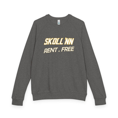 Unisex French Terry Raglan Crewneck - SKOLL'NN - Rent Free