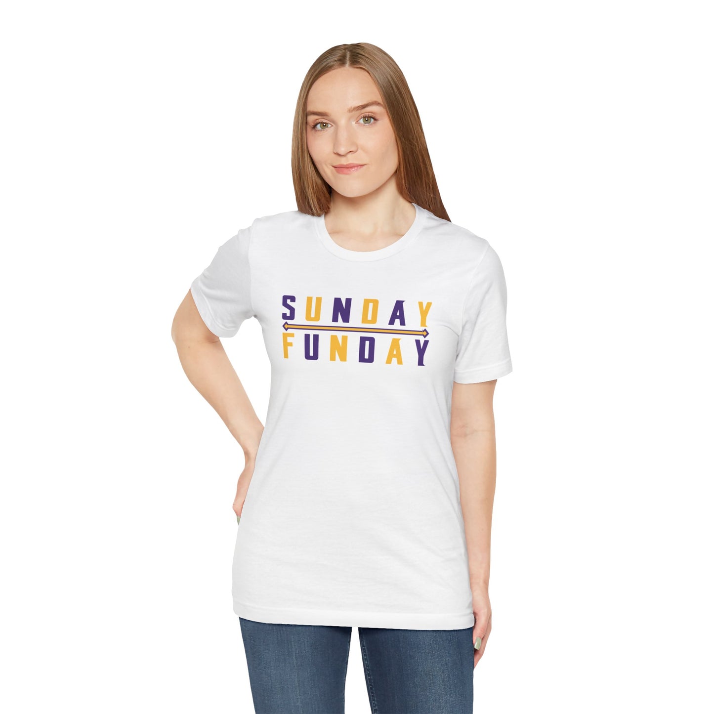 Unisex Jersey Short Sleeve Tee - Sunday FUNday