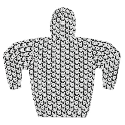 Unisex Pullover Hoodie - Black/White Helmets