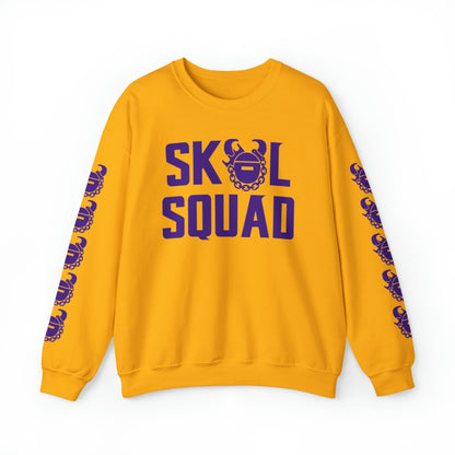 Unisex Heavy Blend™ Crewneck - SQUAD + Game Day Helmet (Sleeves)
