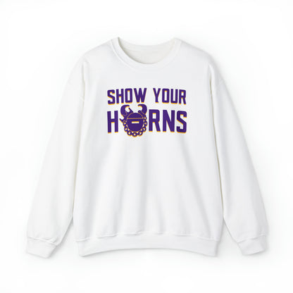 Unisex Heavy Blend™ Crewneck - Show Your Horns